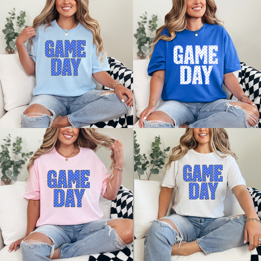 SLL - Sayreville Little League Baseball - GAME DAY - Crewneck Sweatshirt or Hooded Sweatshirt or Tee Shirt