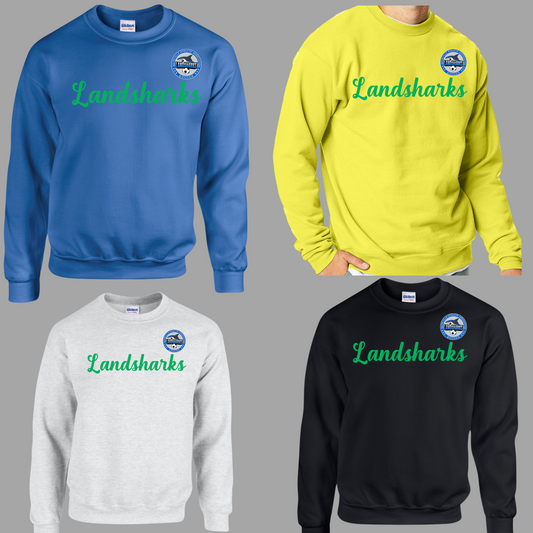 Sayreville AA Soccer Landsharks 015- Landshark Crew Neck Sweatshirt