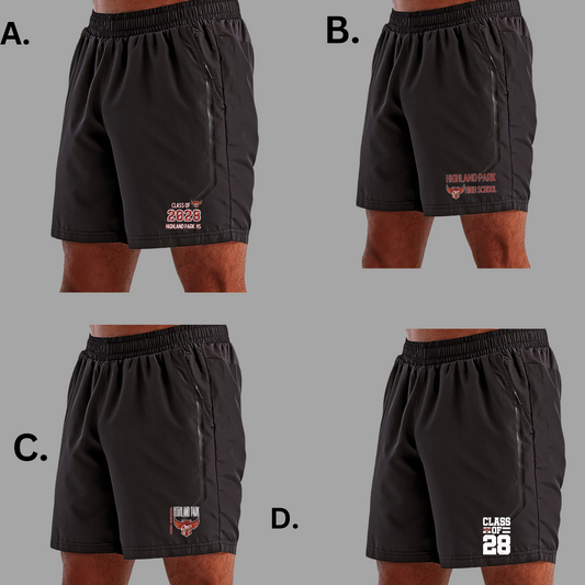 HPHS 012 -Tri Dri Men's Training Shorts - Black