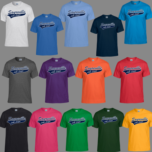 SLL 1 -Sayreville Little League - Unisex Cotton Soft Style Soft T-Shirt