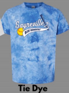 Adult & Youth Cotton/Poly Blend T-Shirt - TIE DYE