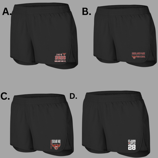 HPHS 011- Augusta Women's Activewear Shorts - Black